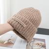 Autumn Winter Woolen Hat Women Korean Chic Wool Blend Knit Hats Ear Protection Warm Pullover Cold Hat Couple
