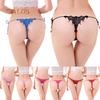 Talos Sexy Bowknot Dangle Bead Lace Hollow G-String Comfortable Underpants Sleepwear Women Thong