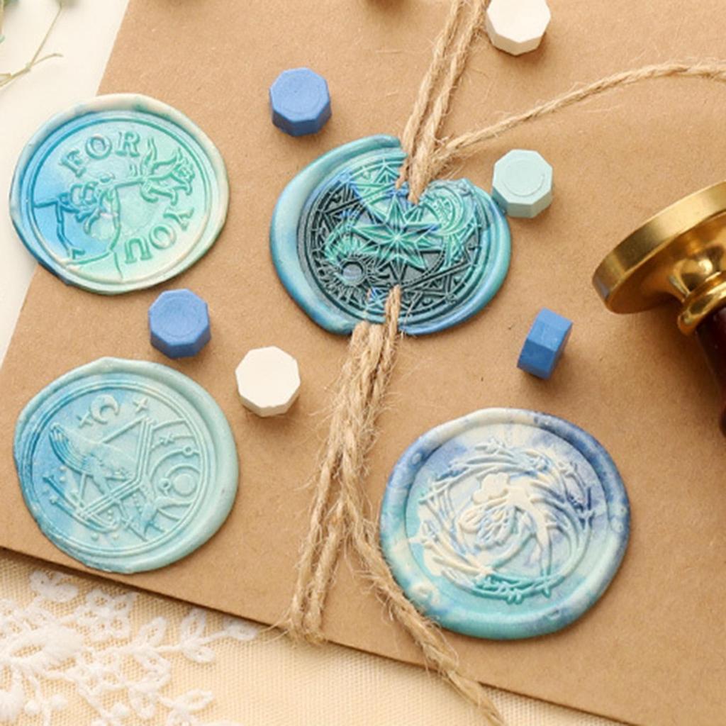 200/600PCS Octagonal Wax Beads Premium Wax Beads Letters Cards Wax Seal Postage