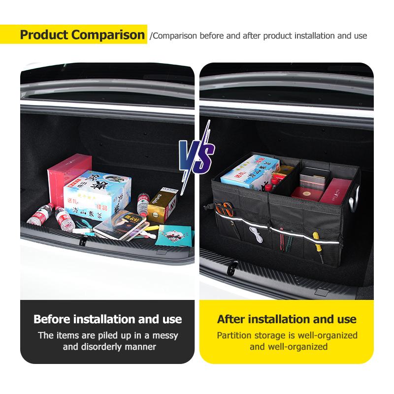 AANV1 Car Trunk Storage Box Organizer Stowing Tidying Container Bag For KIA Ceed ED 2006 2007 2008 2009 2010 2011 2012