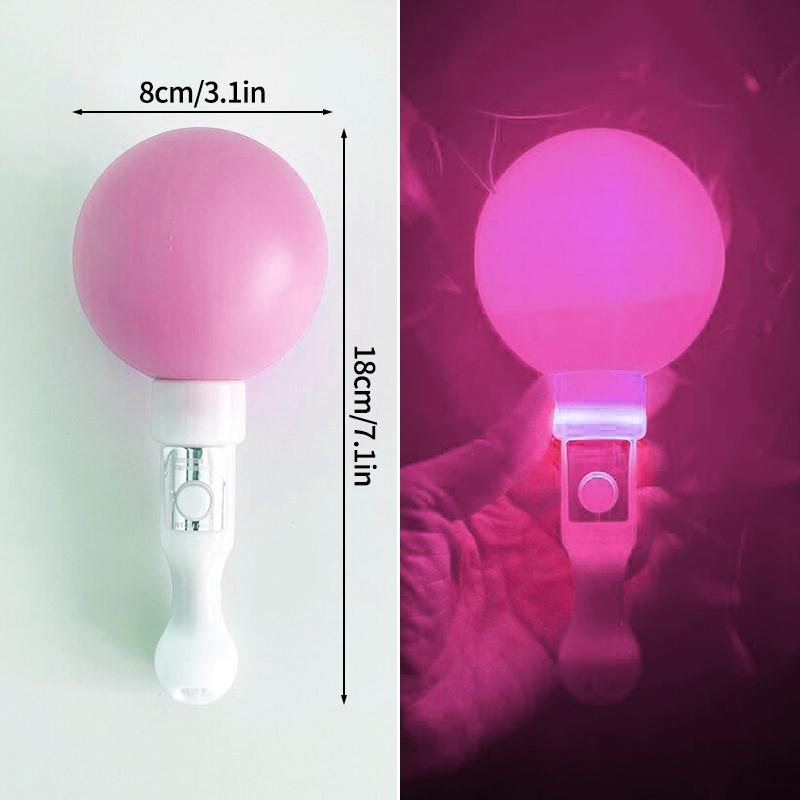 Kpop Concert Support Sticks Heart Star Shaped Lightstick Luminous Idol Support Rods Flash Sticks Birthday Wedding Party Supplies
