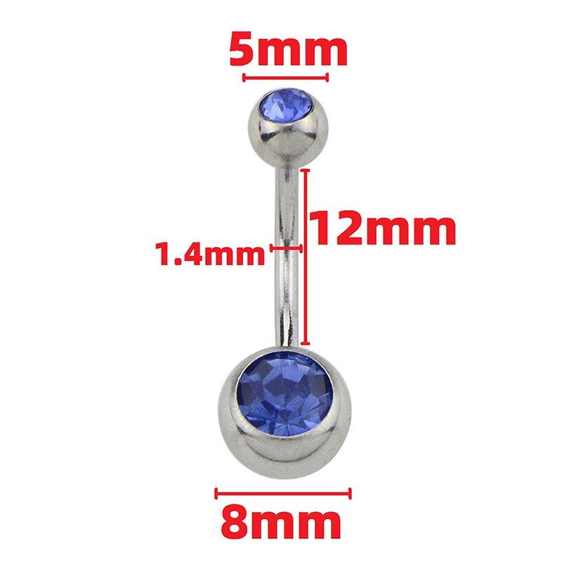 Набор из 16 украшений для пирсинга тела с набором игл, инструмент для пирсинга септума и пупка, аксессуары