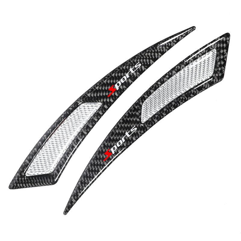 Полоса на крыло автомобиля, защита для бровей, накладка на колесо, накладка на арку, расширитель арки, декоративное устойчивое к царапинам углеродное волокно