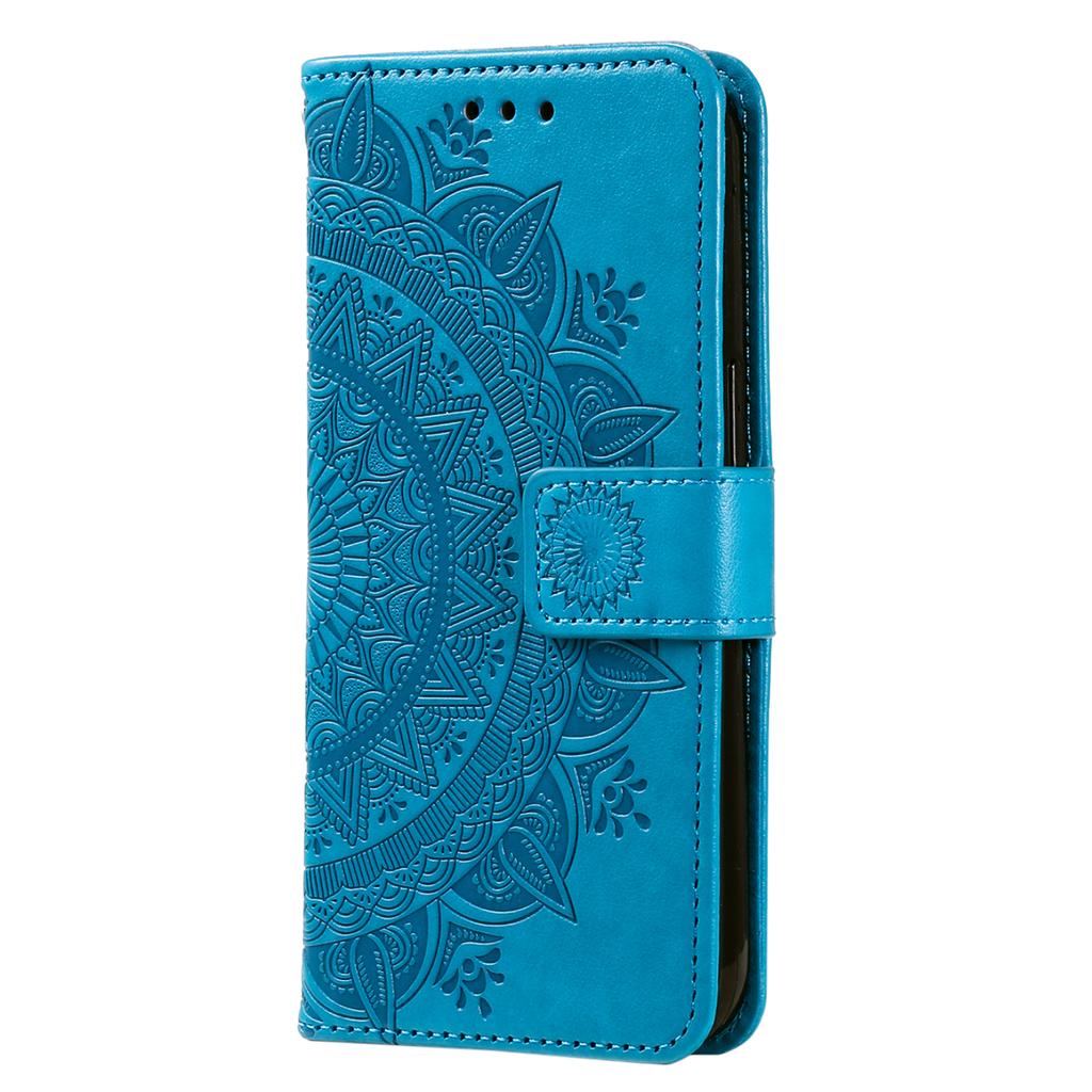 Чехол для телефона Xiaomi Redmi 11A 4G/Redmi 12C 4G, Тисненый узор мандалы, Кошелек-подставка, Чехол для телефона