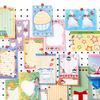 100sheets Rainbow Era Series Kawaii Korean Ins Tearable Message Sticker Handmade Scrapbooking DIY Material Paper