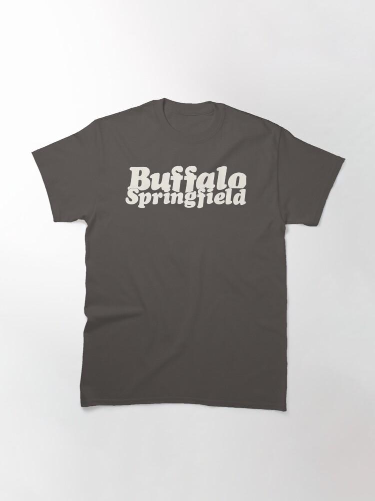 Buffalo springfield Bold Cream Typography Folk Rock Band Classic T-Shirt