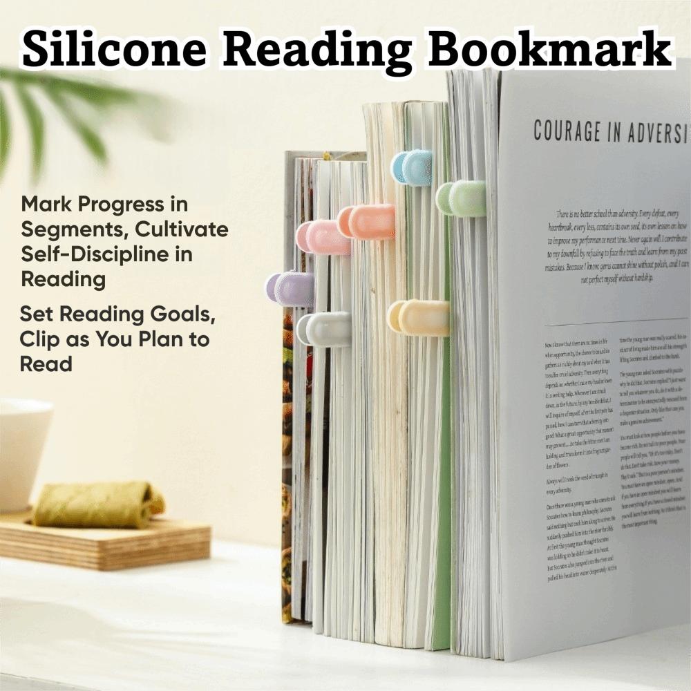 Reusable Page Following Bookmark Portable Book Page Holder New Reading Marker Student Stationery