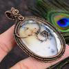 Dendrite Opal Handmade Copper Wire Wrap Jewelry Pendant 3.23 U2h20