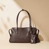 Boston Genuine Leather Women's Bag Niche Bag Commuter First Layer Plant Tanned Cowhide Handbag