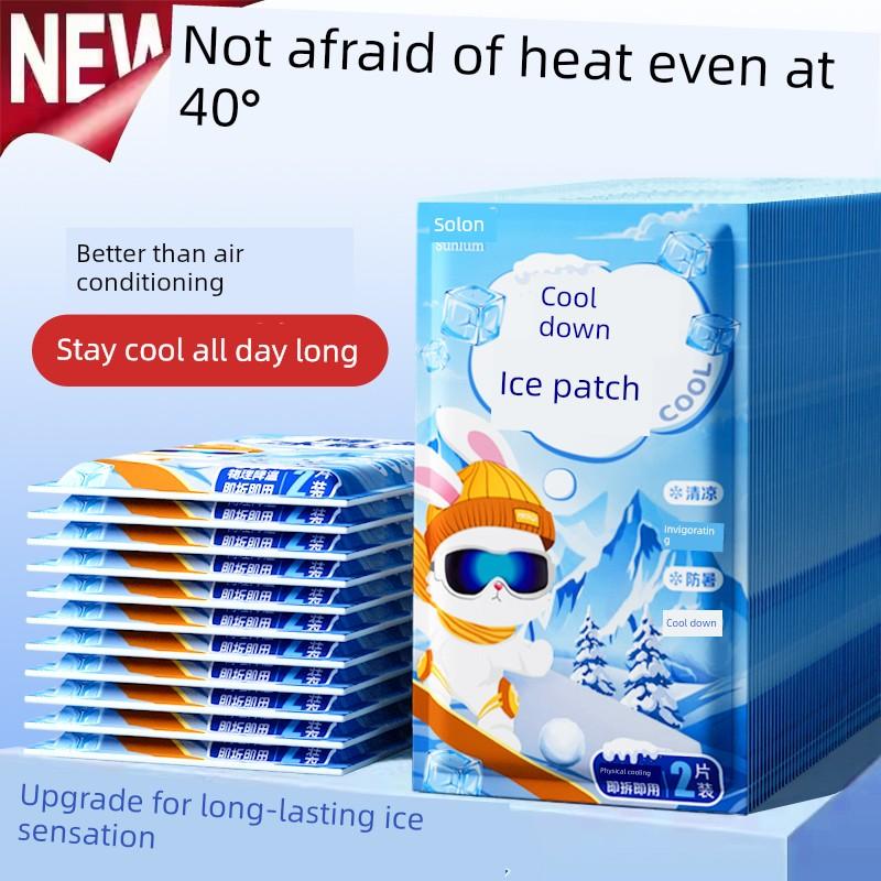 Cooling Patches, Ice Patches, Refreshing Heat-Relief Items, Summer Heat Prevention Products, Cooling Phone Patches, Heatstroke Prevention