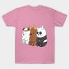 T Shirt Women Baby Bears Cute Harajuku Print Kawaii Tshirt Summer Short Sleeve Female T-Shirt Top Tee
