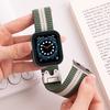 Nylon Watch Band for Apple Watch Series 10 9 8 7 SE 6 5 4 3 2 1 42mm 41mm 40mm 38mm Stripe Design Parachute Buckle Strap