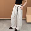 Lazy Wide-leg Pants Women's Summer New High-waisted Slim-fitting and Thin Scimitar Pants Versatile Floor-mopping Trousers