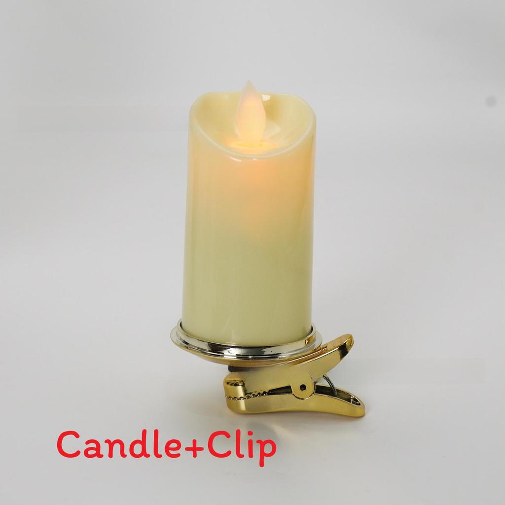 Рождественская елка, зажимные свечи, пластиковые поделки для украшения вечеринок и особых событий