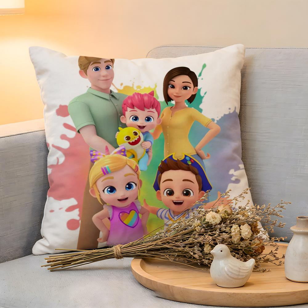 Cushion Cover Linen SkinFriendly Soft Decorative Case For Sofa Home Decor Cartoon CChildrens Pillow cover