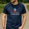 Vintage Retro The University of Adelaide Logo Cotton Graphic T Shirt Unisex Short Sleeve Alumni Graduate Holiday Tee