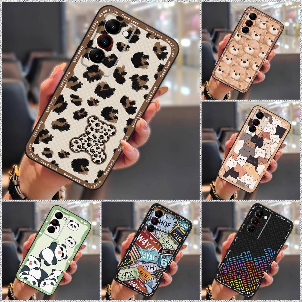 Anti-dust Durable Phone Case For Tecno Camon18 Premier/CH9/CH9N Silicone Soft case Back Cover Cover Cute Fashion Design