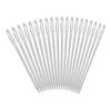 20 шт серебряные большие круглые вязальные иглы для вышивания, длина 52 мм