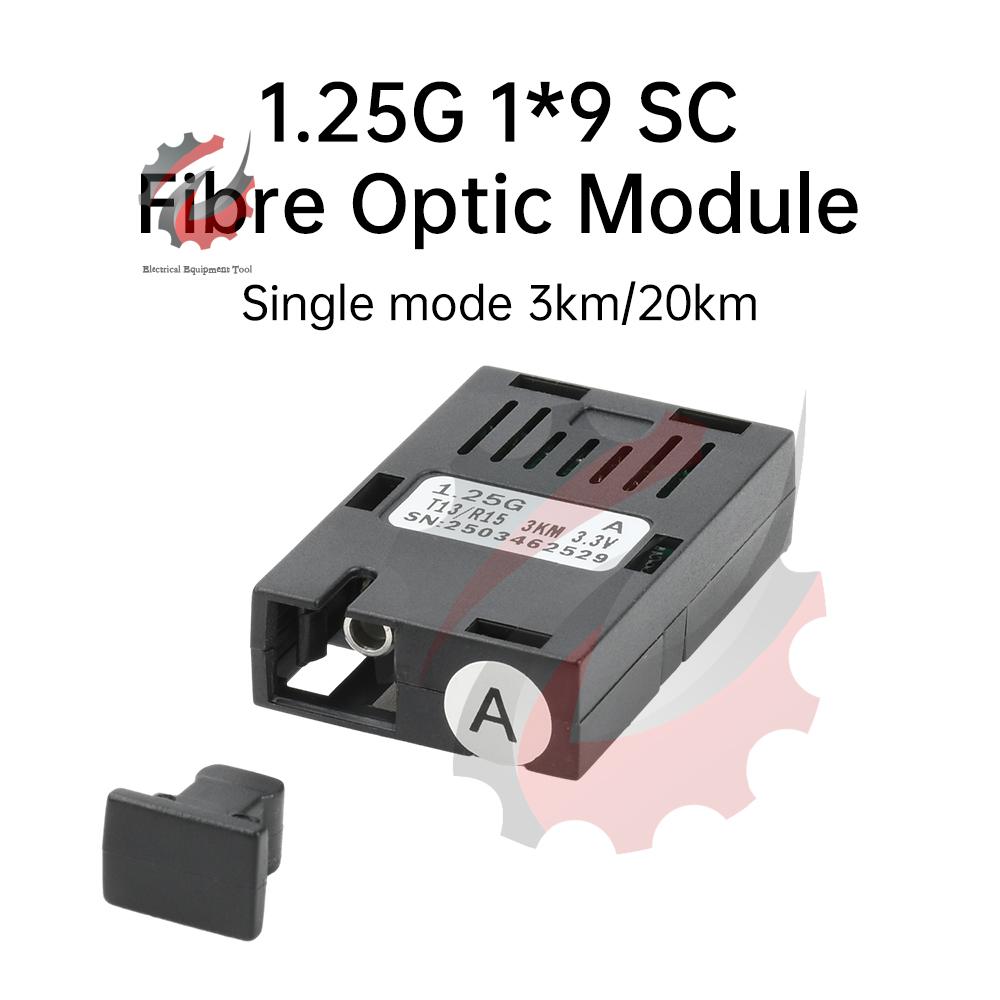 1.25G 1x9 SFP Fiber Optic Module 1000M Gigabit SC Single Mode Single Fiber 1310nm/1550nm 3KM/20KM