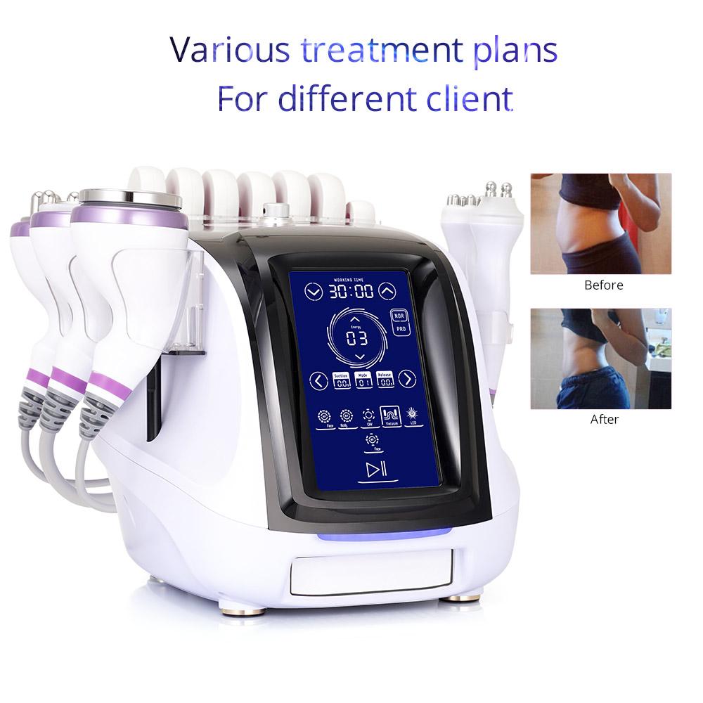 Ультразвуковая кавитация 2.0 Вакуумное тело для похудения RF Радиочастотная машина для лифтинга кожи