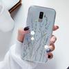 Чехол для телефона Samsung Galaxy S9 S 9 Plus Мультяшная задняя крышка Прозрачный мягкий силикон Цветок Funda Для Samsung s9 S9+ Милый Capa