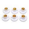 6Pcs E27 Edison Screw Cap Socket Ceiling Light Bulb Holder Fixing Base Stand