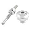 1Pc/4Pcs 22mm Universal Car Push Button Bonnet Hood Pins Kit Aluminum Quick Release Latch Bumper License Plate Lock Clip