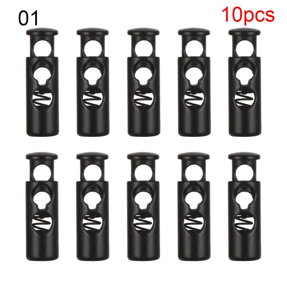 Шнурки для спортивной одежды, застежка-молния, фиксатор, шнур, металлический зажим, фиксаторы с двумя отверстиями