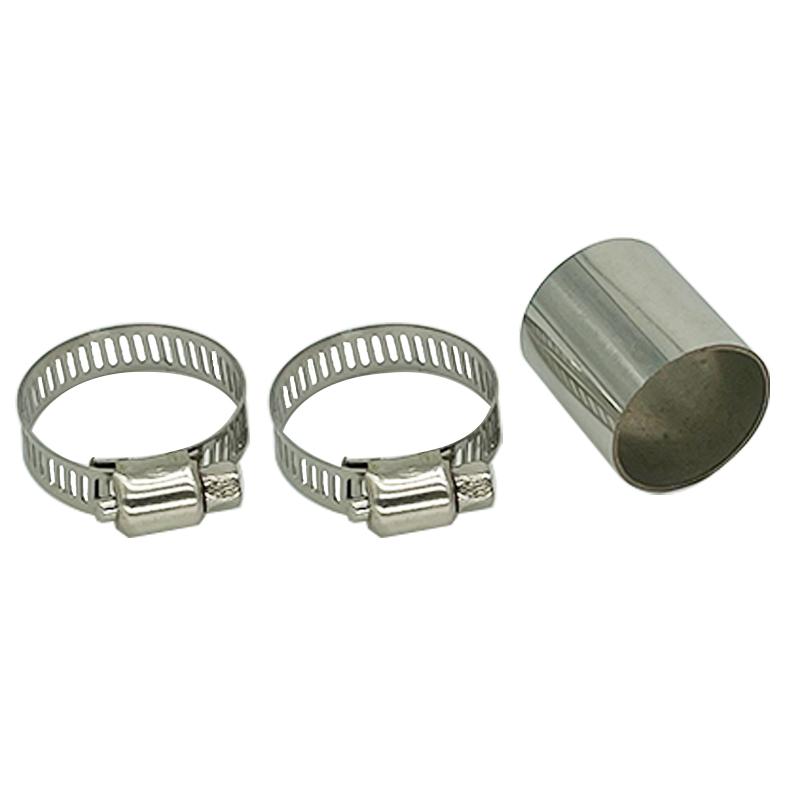 60cm-300cm Air Diesel Parking Heater Stainless Steel Exhaust Pipe Tube Vent Hose Elbow Connector w /Clamps For Car Truck Van