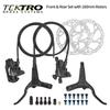 Mountain Bike Hydraulic Disc Brake Double Piston With Original Pad Use 2.3mm Brake Rotor 950mm/1800mm Front Rear Brake For MTb