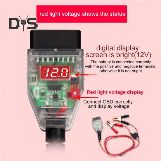 DYS Авто Тестирование аккумуляторной батареи автомобиля Безопасный OBD компьютер ECU Memory Saver Замена инструмента обнаружения