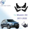 Car Fender For Mitsubishi ASX 2011- Mud Flaps Splash Guards Mud Flap Mudguards AUTO Accessories Mud Splash 2012 2013 2014
