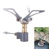 Нержавеющая сталь Кемпинговая горелка Портативная Прочная Складная Головка горелки Мини Специальная Головка для Барбекю На открытом воздухе