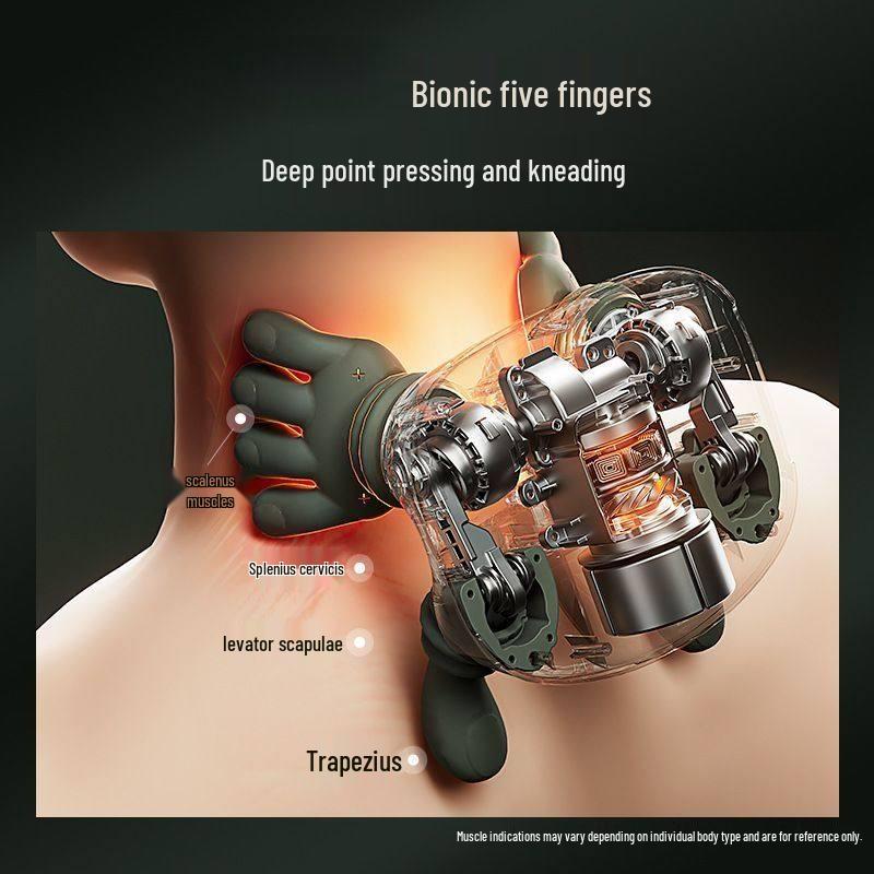 Массажер для кистей рук: Популярный бионический массажер для шеи, плеч и трапециевидных мышц, модель N8 для шейного отдела позвоночника