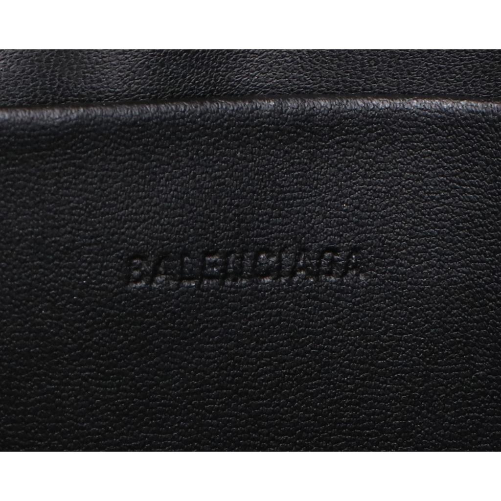 Balenciaga [Хорошее состояние] 637881 Сумка на плечо из кожи Tuck черная Б/у