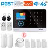 PGST-103 Graffiti Alarm System, 4G Secure Home WiFi Smart Home Alarm, Wireless Security System Device, Controlled by Smart Life