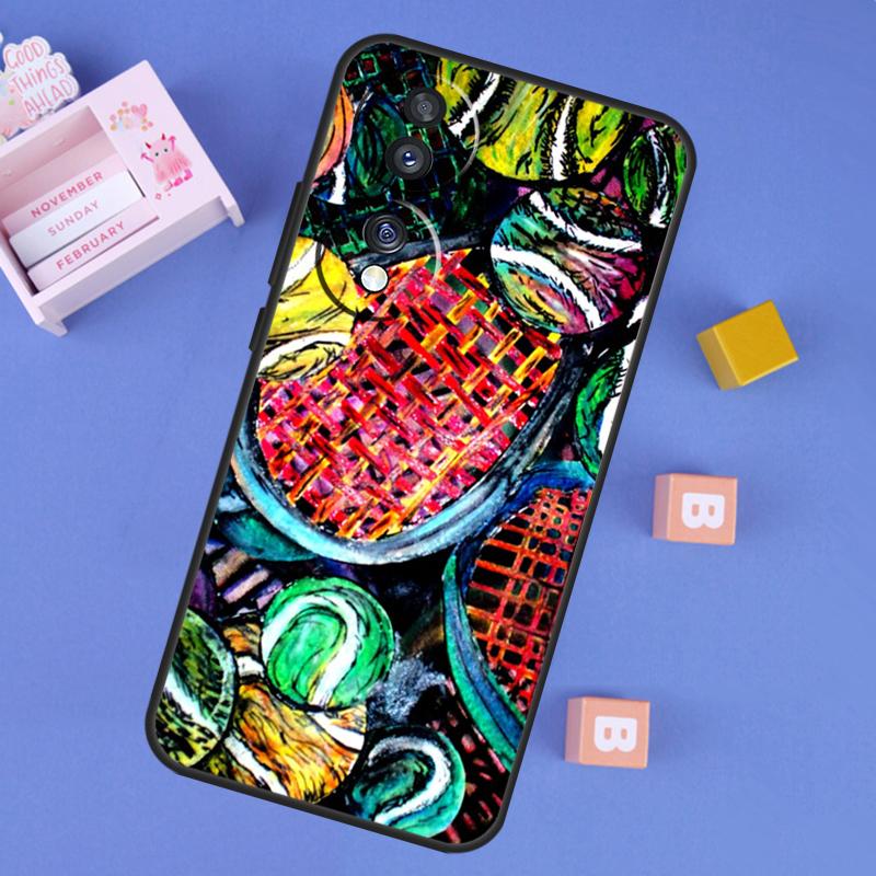 Чехол для теннисной ракетки и мяча для Honor 200 400 Pro 50 70 90 Lite X9a X9b X9c X9d X8a X8b X8c Magic 5 6 7 8 Pro