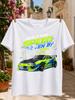 Built For Speed Tuner Car Graphic Neon Green And Blue Sports Cardynamic Racing Streaks Street Art Unisex All Tshirt