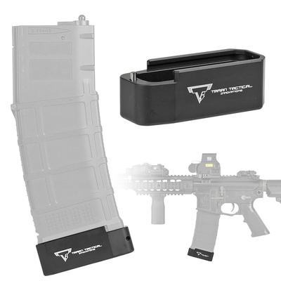Ryohinbuhin E&C M4 PMAG Series Совместимое TTI Расширитель магазина Бампер магазина Реплика Алюминиевый сплав с ЧПУ Черный