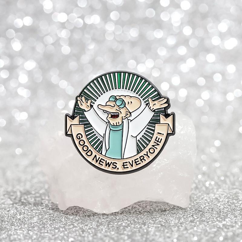 Доктор Красочный Мультяшный Металлический Брошь Идеально Подходит Для Уникальной Моды И Идей Для Подарков