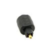 To Toslink Plug Female to Male Optical Audio Connector Fiber Optic Adapter Digital Optical Cable Adapter Toslink Plug Converter