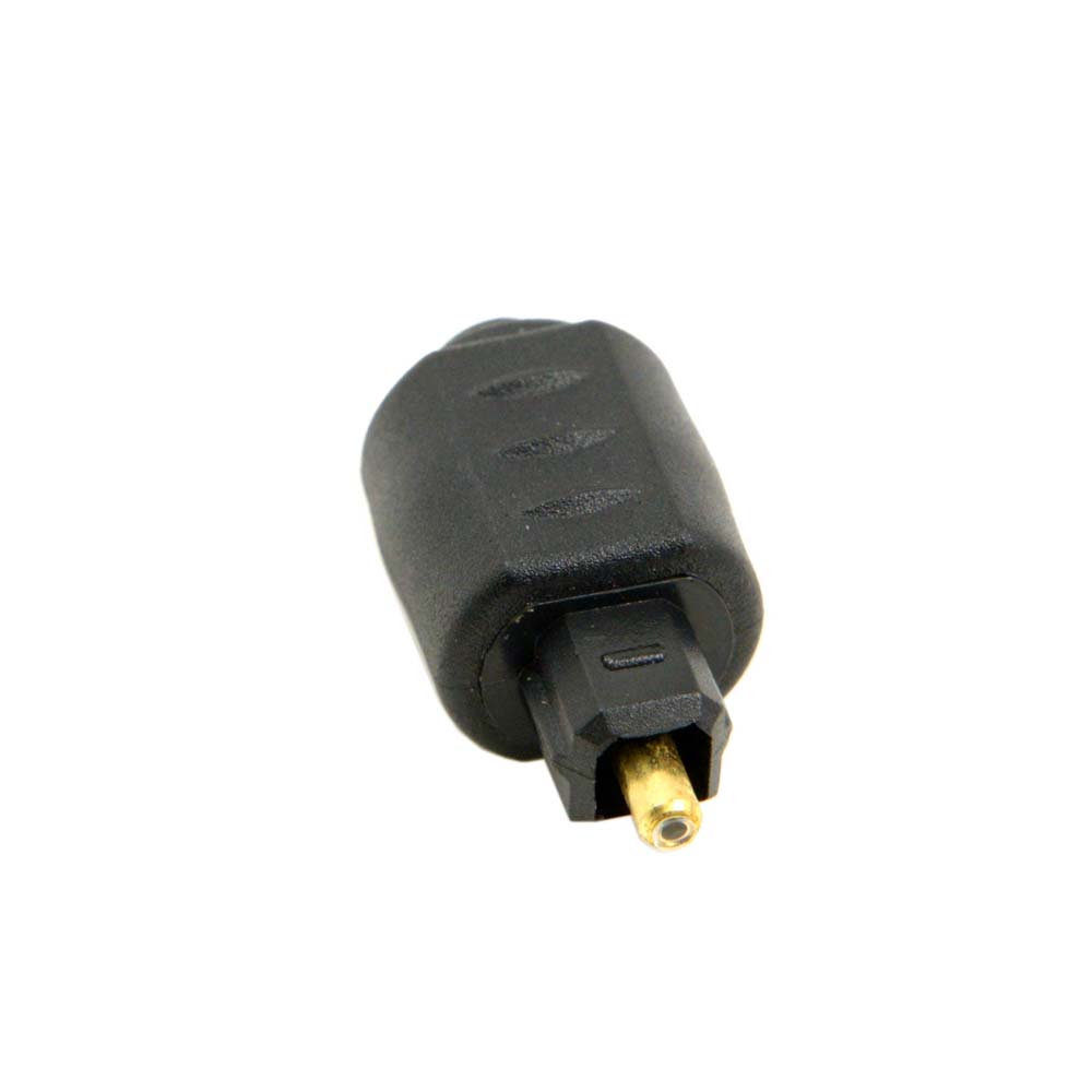 To Toslink Plug Female to Male Optical Audio Connector Fiber Optic Adapter Digital Optical Cable Adapter Toslink Plug Converter
