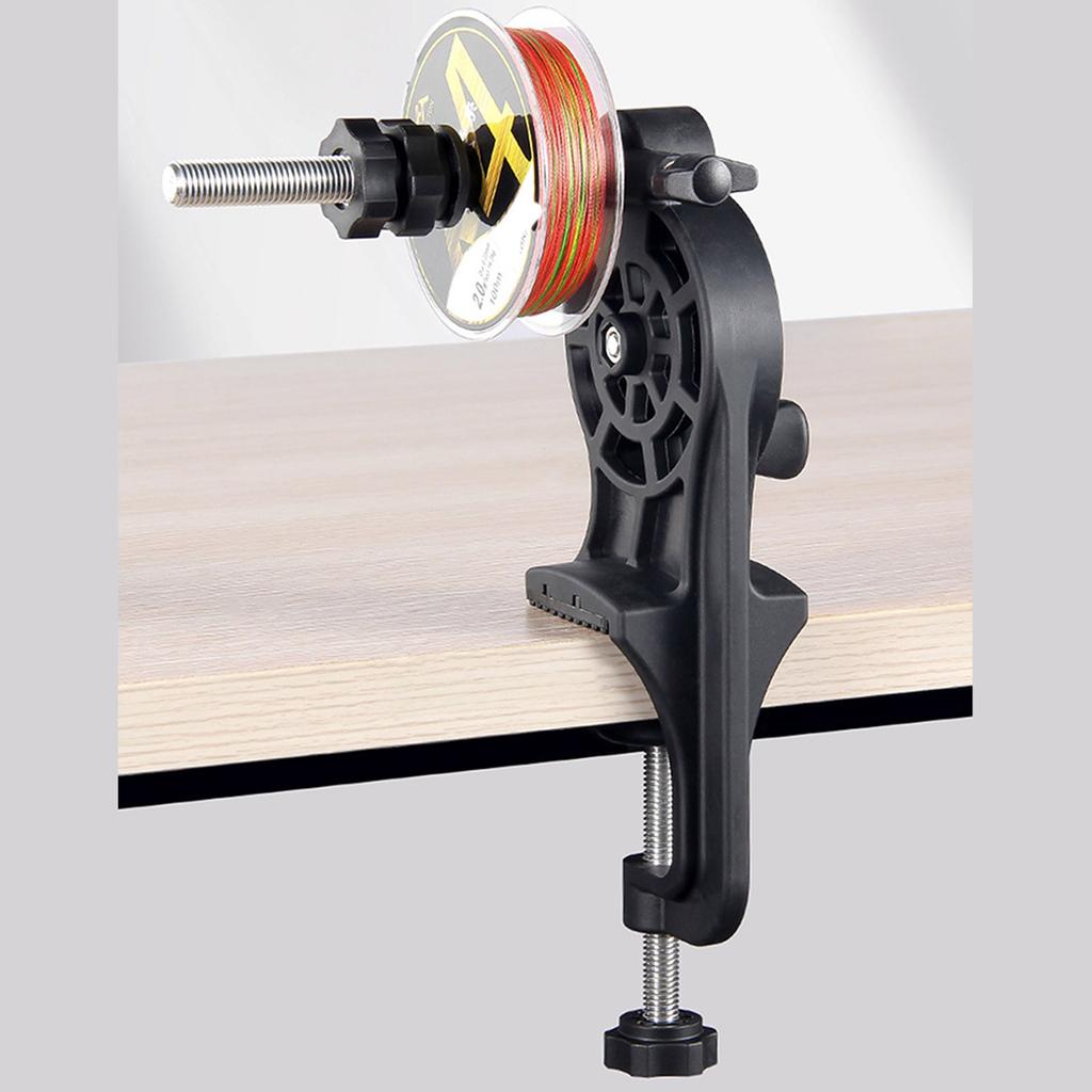 Fishing Line Spooler Spooling Station Systems with Clamp Fishing Line Winder Equipment for Efficient Line Spooling Tool