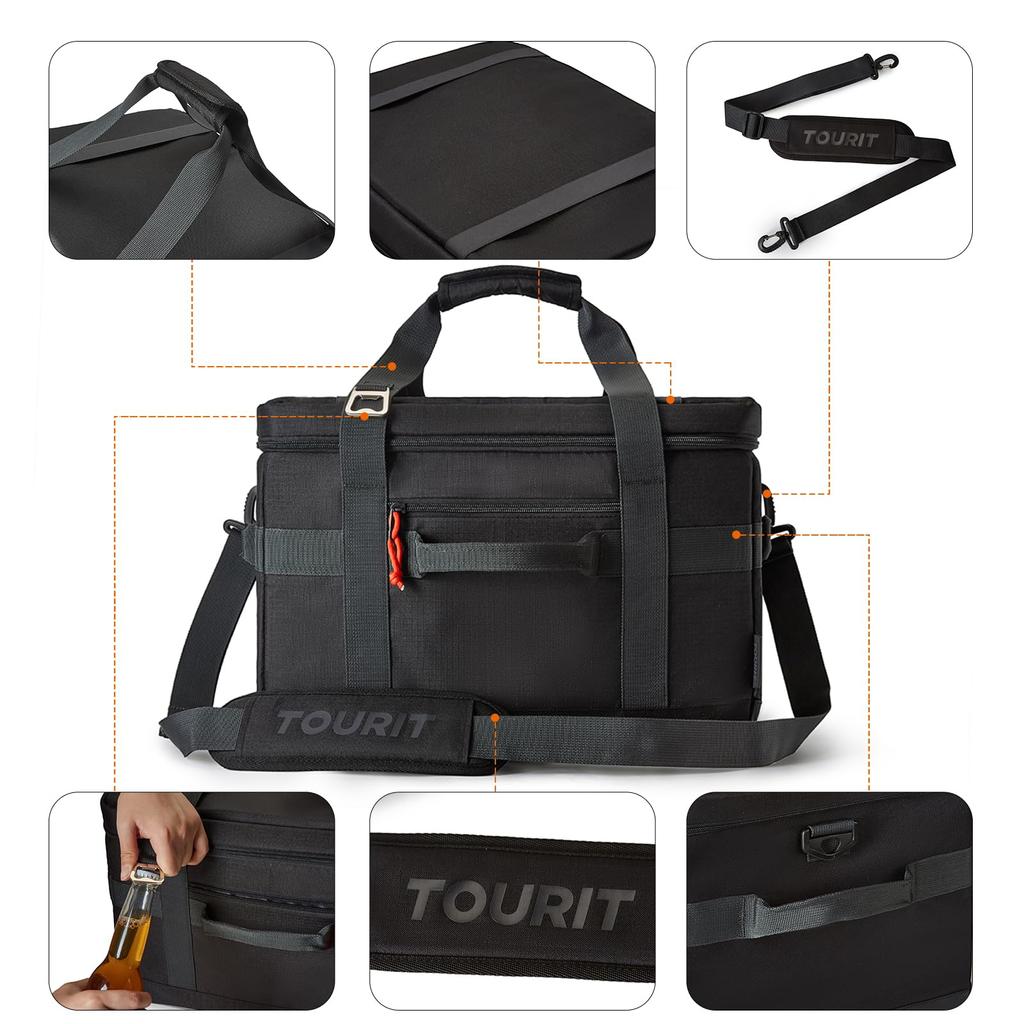 Сумка-холодильник TOURIT черная