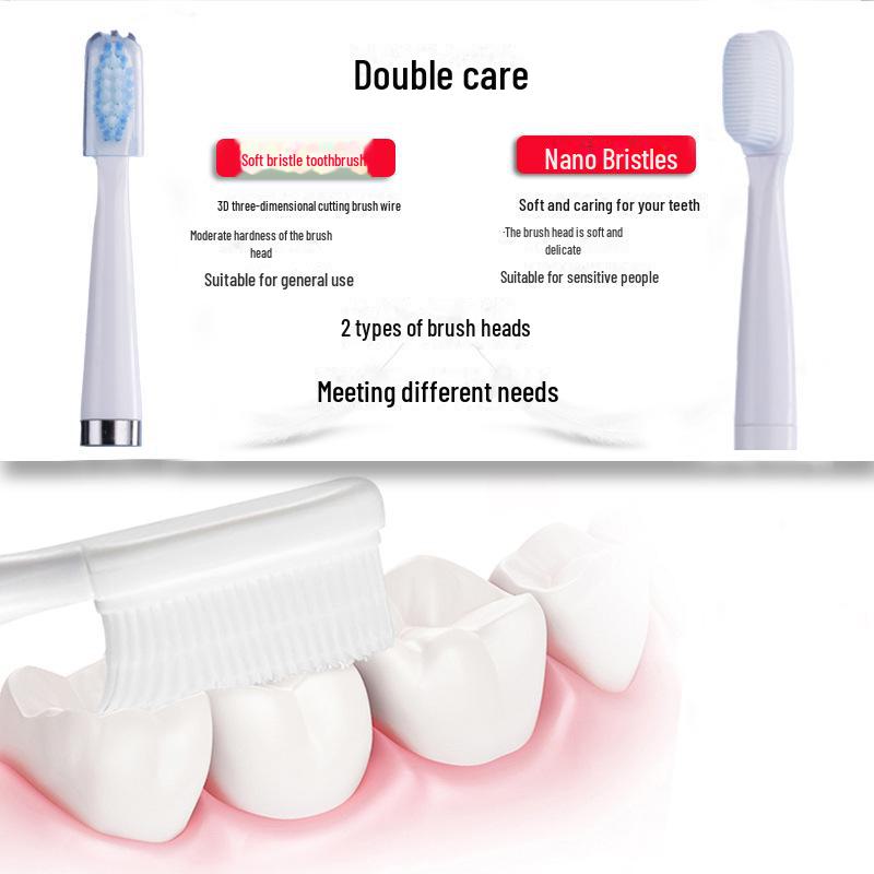 Электрическая силиконовая зубная щетка и щетка для лица с зарядкой от USB - устройство «все в одном»