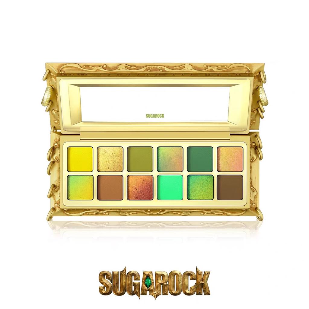 Sugarock Палитра теней для век Хамелеон 12 цветов Высокопигментированные Водонепроницаемые Матовые Мерцающие Тени для век Долговечные Профессиональный Макияж