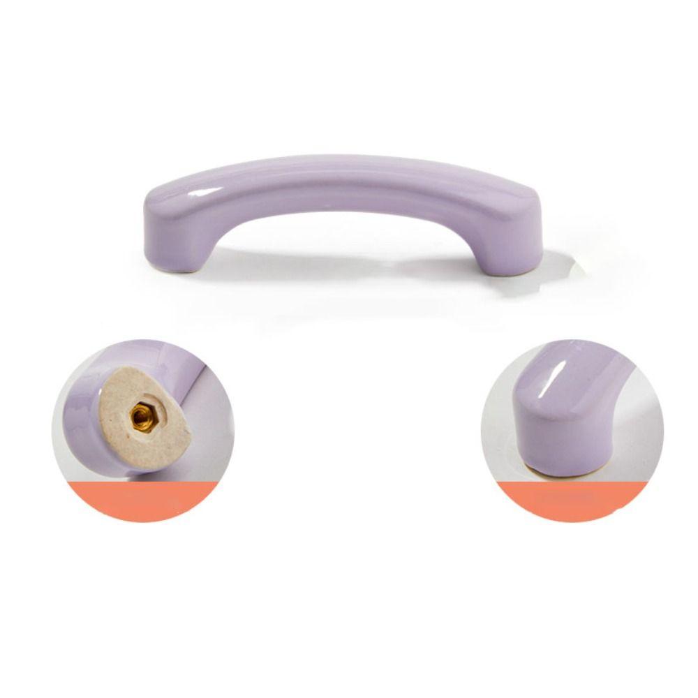 ceramic Furniture Knob Multiple colors Door Pull Handles Macaron Handle Wardrobe