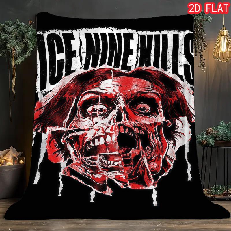 One Piece Festival Flannel Blanket Soft Warm Printed for Holiday Home Decor THW