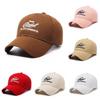 Embroidery Trendy Letter Adjustable Cotton Baseball Hat Details Street Look
