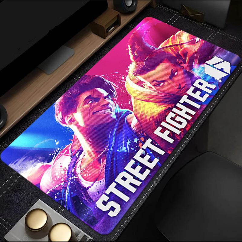 Fighter game Mouse Pad, Rubber Base, Mouse Pad for Gamers and Office Use, Gaming Desk , Easy To Clean Mat Christmas fan gifts